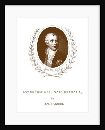 Pierre Simon Marquis de Laplace, by Anonymous