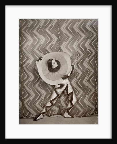 Pierrot-Éclair costume designed by Sonia Delaunay for the film Le ptit Parigot by Anonymous