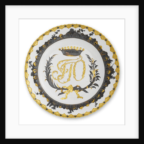 Porcelain Plate from the Orlov Service, ca 1766-1770 by Anonymous