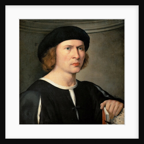 Portrait of a musician, ca 1515-1520 by Anonymous