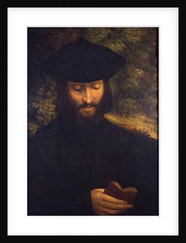 Portrait of a reading man, ca 1522 by Anonymous