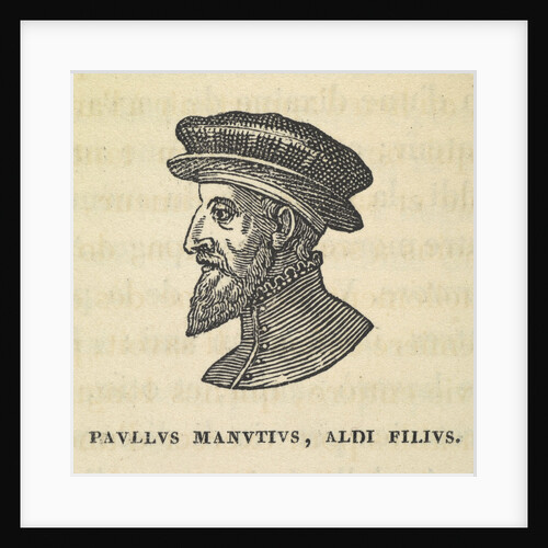 Portrait of Aldus Pius Manutius, 16th century by Anonymous