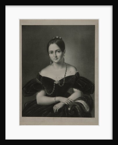 Portrait of Alexandra Smirnova-Rosset, 1830-1840s by Anonymous
