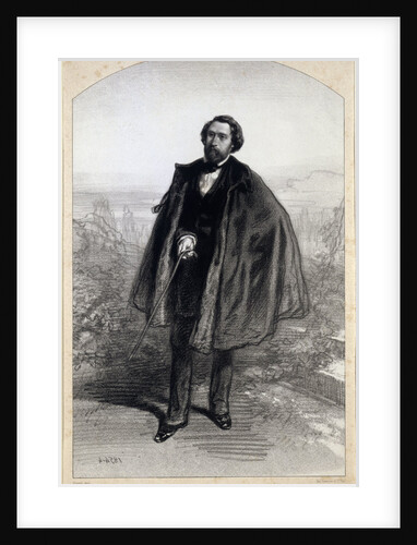 Portrait of Alfred de Musset, by Anonymous
