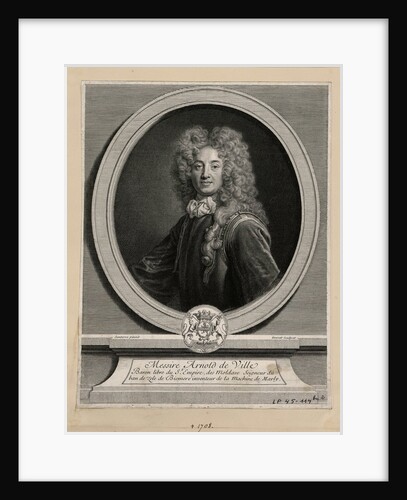 Portrait of Arnold de Ville, 1708 by Anonymous