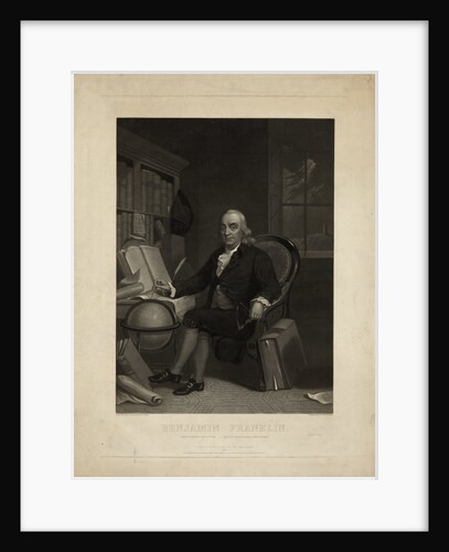 Portrait of Benjamin Franklin, 1847 by Anonymous