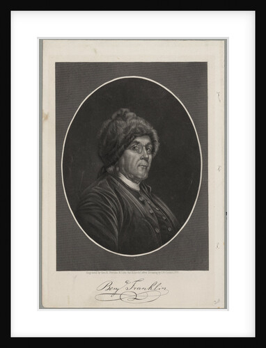 Portrait of Benjamin Franklin, 1870 by Anonymous