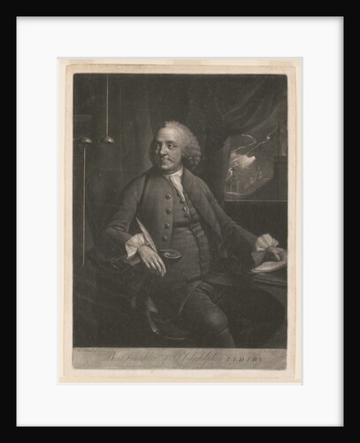 Portrait of Benjamin Franklin, Between 1763 and 1785 by Anonymous