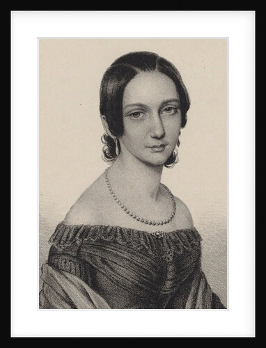 Portrait of Clara Schumann, 1838 by Anonymous