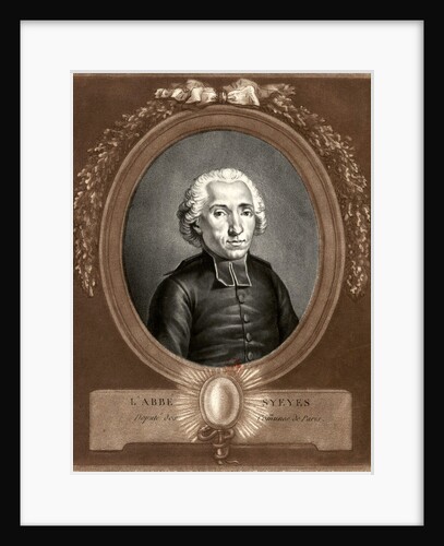 Portrait of Emmanuel Joseph Sieyès, by Anonymous