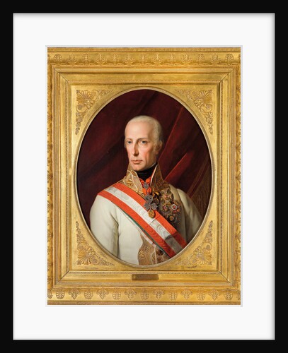 Portrait of Emperor Francis I of Austria, 1827 by Anonymous