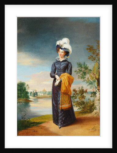 Portrait of Empress Elizabeth Alexeievna, Princess Louise of Baden, 1820 by Anonymous