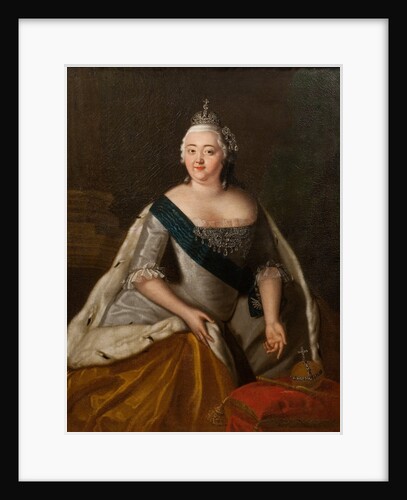 Portrait of Empress Elizabeth of Russia, Mid of the 18th cen by Anonymous
