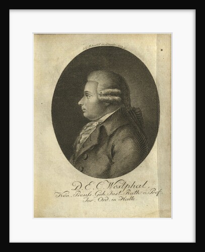 Portrait of Ernst Christian Westphal, 1794 by Anonymous
