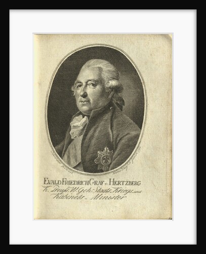 Portrait of Ewald Friedrich Graf von Hertzberg, 1794 by Anonymous