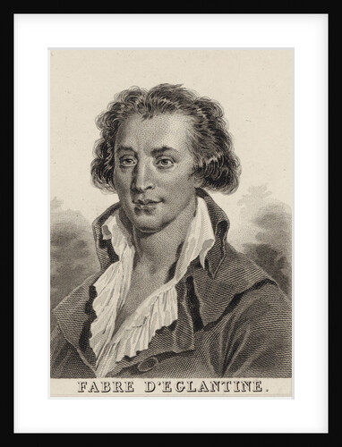 Portrait of Fabre dÉglantine, by Anonymous