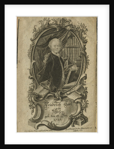 Portrait of Friedrich Karl Freiherr von Moser, 1775 by Anonymous