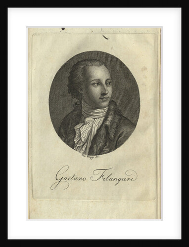 Portrait of Gaetano Filangieri, by Anonymous