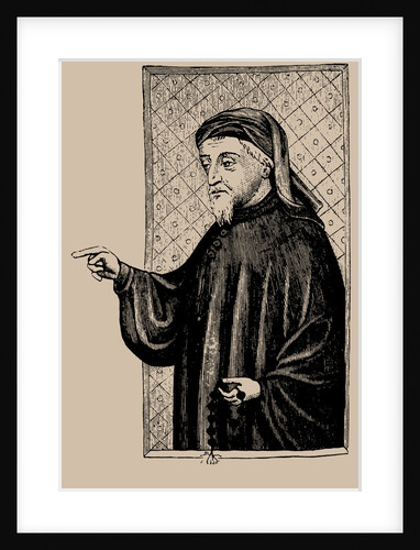 Portrait of Geoffrey Chaucer, by Anonymous