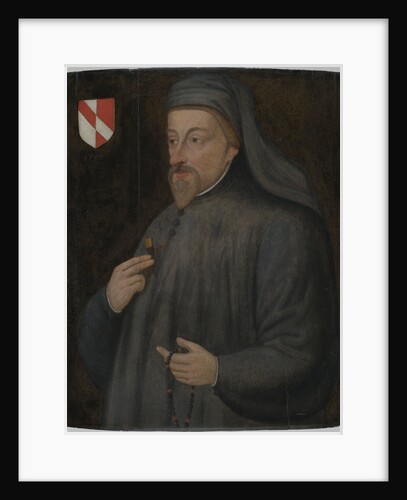 Portrait of Geoffrey Chaucer, Early 17th cen by Anonymous
