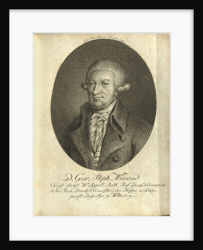 Portrait of Georg Stephan Wiesand, 1794 by Anonymous