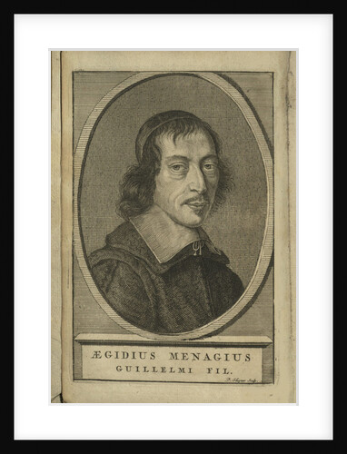 Portrait of Gilles Ménage, 1690s by Anonymous