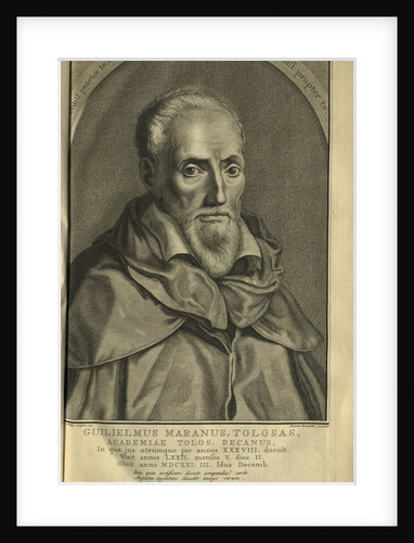 Portrait of Guillaume Maran, by Anonymous