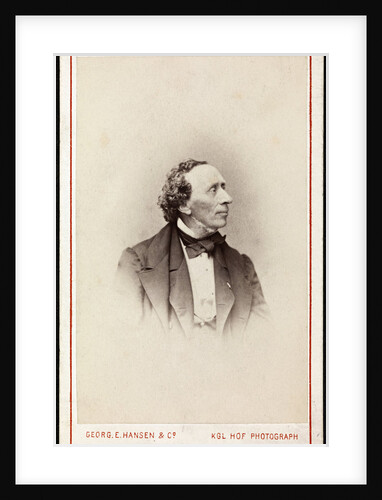Portrait of Hans Christian Andersen, c. 1871 by Anonymous