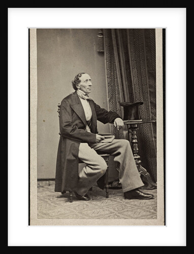 Portrait of Hans Christian Andersen, ca 1865 by Anonymous