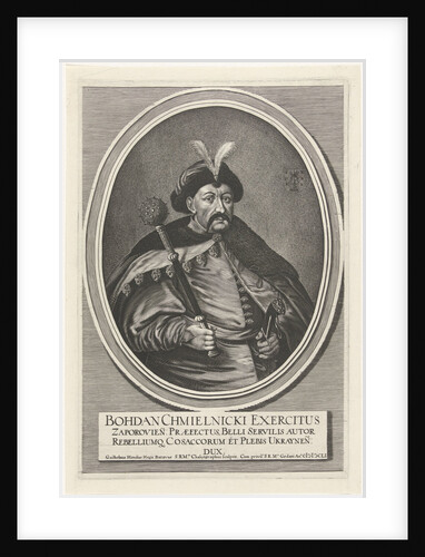 Portrait of Hetman Bohdan Khmelnytsky, 1651 by Anonymous