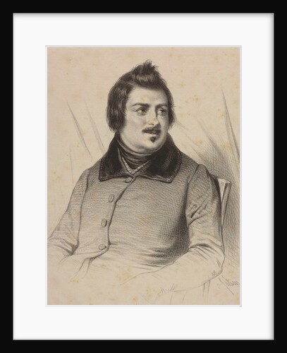 Portrait of Honoré de Balzac, c. 1840 by Anonymous
