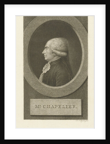 Portrait of Isaac René Guy le Chapelier, 1790s by Anonymous