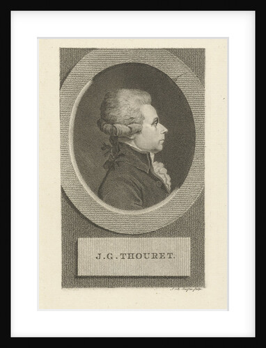 Portrait of Jacques Guillaume Thouret, 1790s by Anonymous