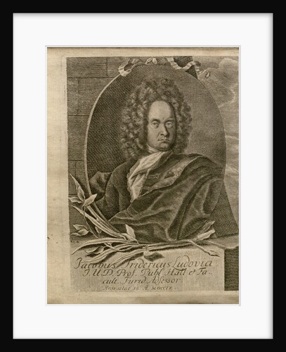 Portrait of Jakob Friedrich Ludovici, 1725 by Anonymous