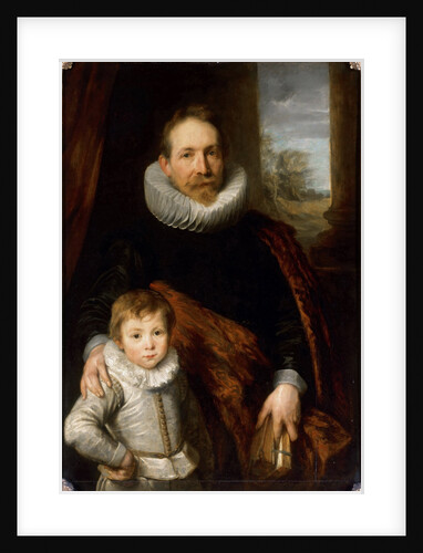 Portrait of Jean Richardot and his son, c. 1618 by Anonymous