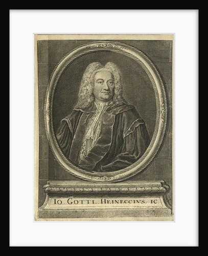 Portrait of Johann Gottlieb Heineccius, 1744 by Anonymous