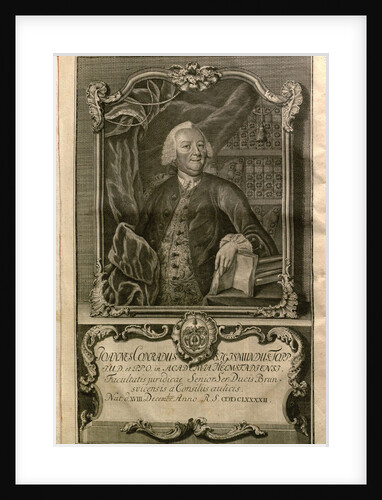Portrait of Johann Konrad Sigismund Topp, 1756 by Anonymous