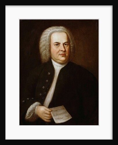 Portrait of Johann Sebastian Bach, by Anonymous