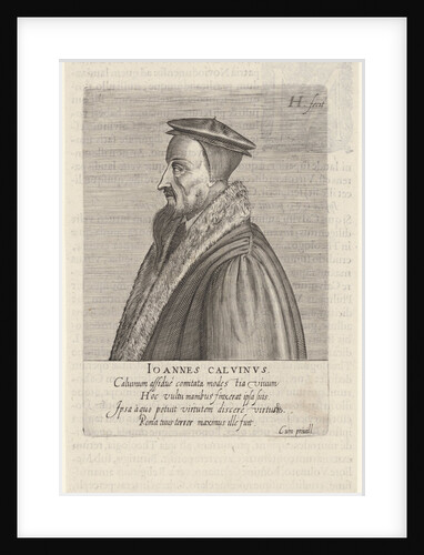 Portrait of John Calvin, 1599 by Anonymous