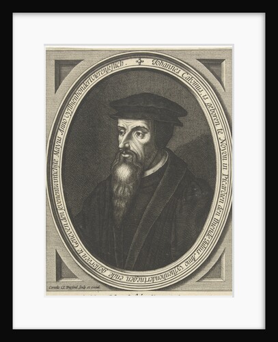 Portrait of John Calvin, 1630-1640 by Anonymous