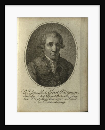 Portrait of Josias Ludwig Ernst Püttmann, 1794 by Anonymous