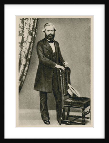 Portrait of Karl Marx, by Anonymous