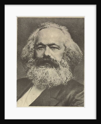 Portrait of Karl Marx, by Anonymous