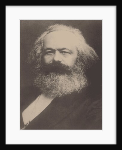 Portrait of Karl Marx, by Anonymous
