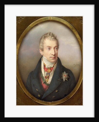 Portrait of Klemens Wenzel, Prince von Metternich, 1822 by Anonymous
