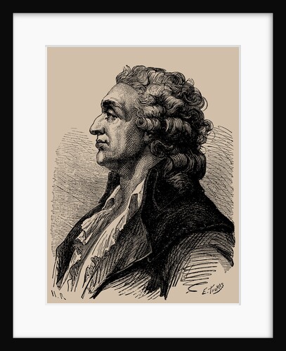 Portrait of Marie Jean Antoine Nicolas Caritat, Marquis de Condorcet, by Anonymous