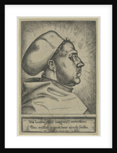 Portrait of Martin Luther, 1523 by Anonymous