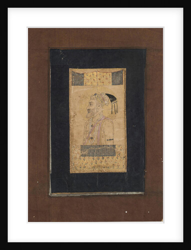Portrait of Mughal Emperor Aurangzeb, 18th century by Anonymous
