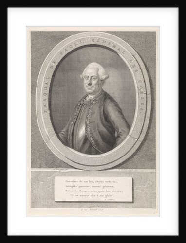 Portrait of Pasquale Paoli, 1769 by Anonymous