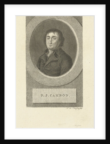 Portrait of Pierre Joseph Cambon, 1790s by Anonymous